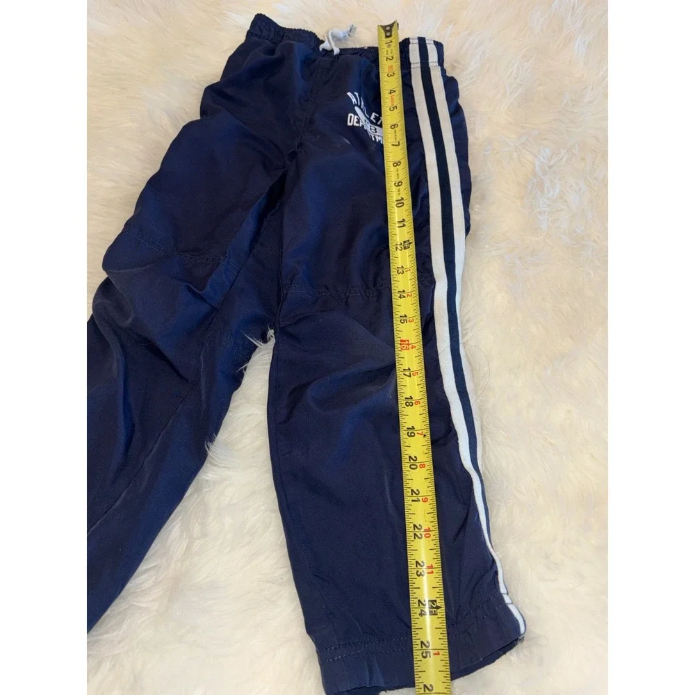 Carter's Track Pants Boys 6 Navy‎ Blue Striped Graphic Athletic 28 Department
